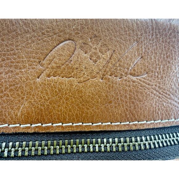 Patricia Nash Francesca Crossbody Bag Brown Leather Purse with Tags Multi Pocket - Picture 6 of 16